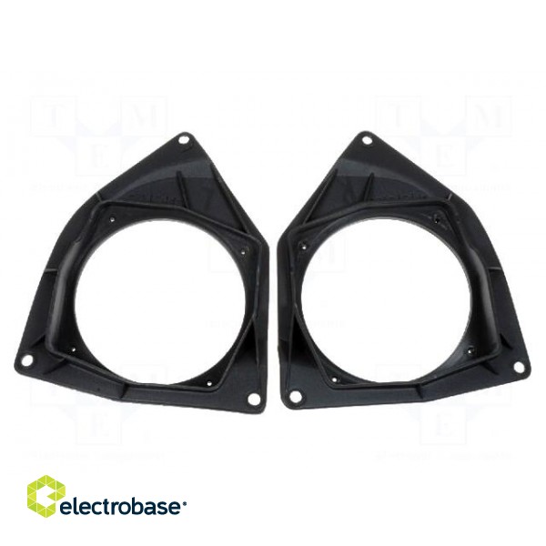 Speaker adapter | 130mm | Citroën C3 2002 rear | Citroën C3 2002->