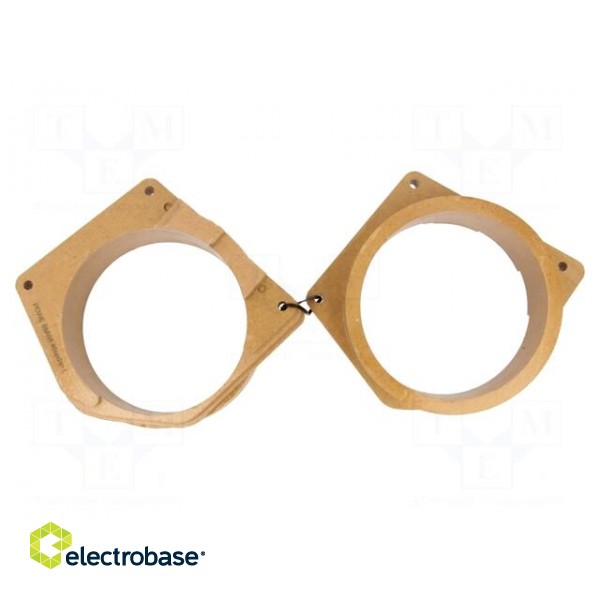 Spacer ring | MDF | 165mm | BMW | impregnated,varnished | 2pcs.