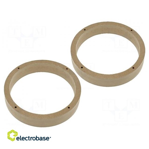 Spacer ring | MDF | 165mm | Chevrolet,Daewoo | impregnated,varnished