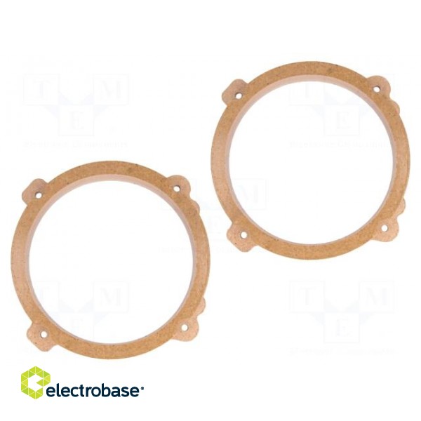 Spacer ring | MDF | 165mm | Opel | impregnated,varnished