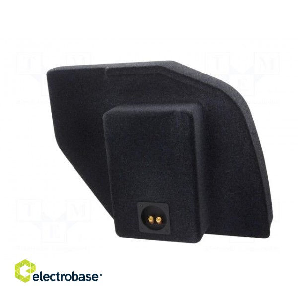 Car loudspeaker enclosure | MDF | black melange | textil | 15l | 250mm image 8