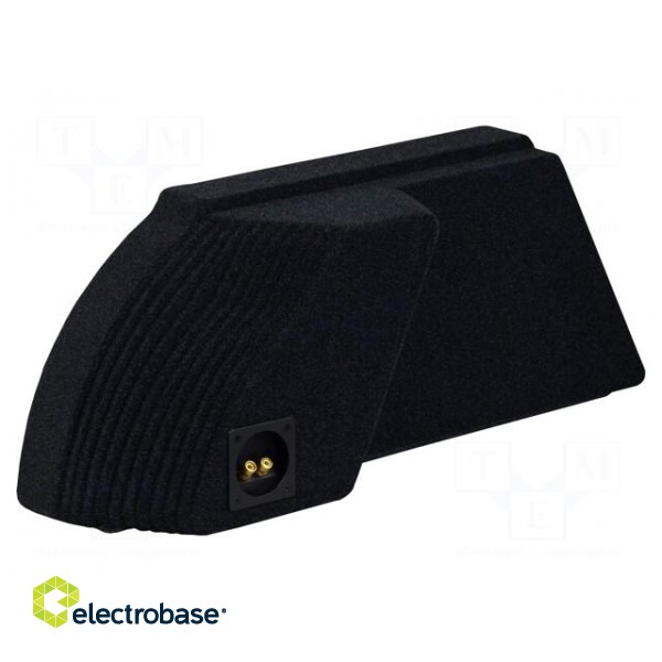 Car loudspeaker enclosure | MDF | black melange | textil | 15l | 250mm image 1