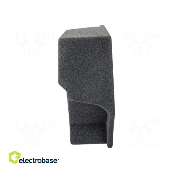 Car loudspeaker enclosure | MDF | black melange | textil | 250mm | VW image 4