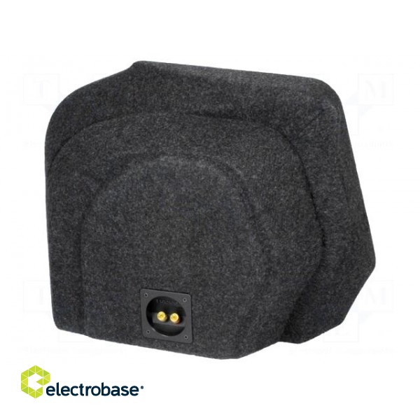 Car loudspeaker enclosure | MDF | black melange | textil | 15l | 250mm image 2