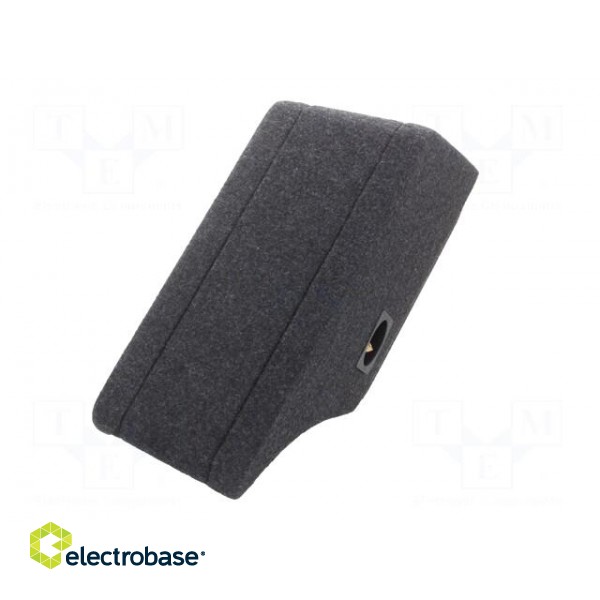 Car loudspeaker enclosure | MDF | black melange | textil | 15l | 250mm image 5