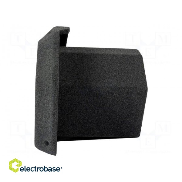 Car loudspeaker enclosure | MDF | black melange | textil | 250mm image 4