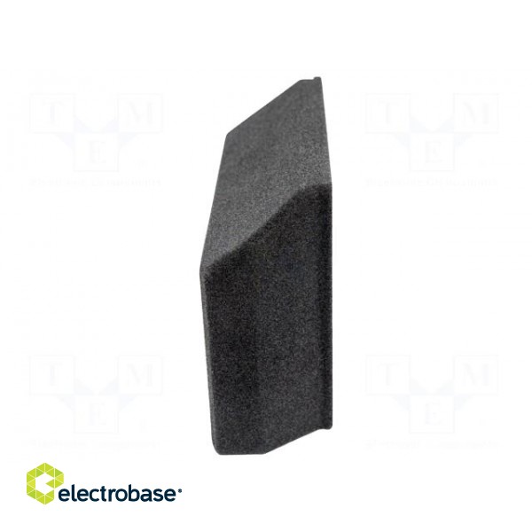 Car loudspeaker enclosure | MDF | black melange | textil | 250mm paveikslėlis 2