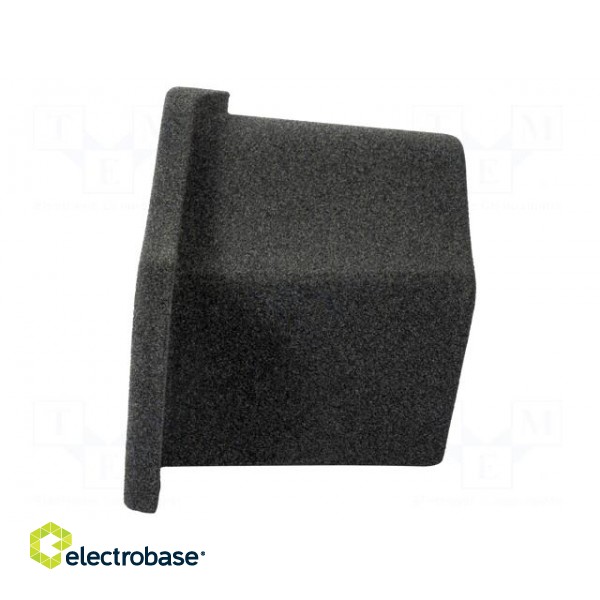 Car loudspeaker enclosure | MDF | black melange | textil | 250mm фото 2