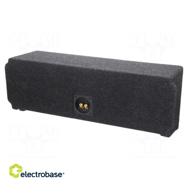 Car loudspeaker enclosure | MDF | black melange | textil | 16l | 200mm image 2