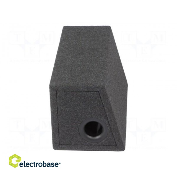 Car loudspeaker enclosure | MDF | black melange | textil | 200mm image 2