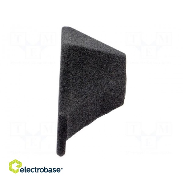 Car loudspeaker enclosure | MDF | black melange | textil | 200mm image 2
