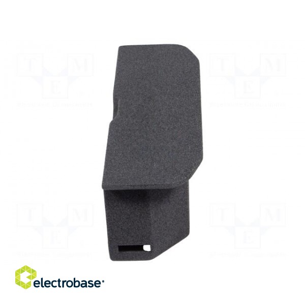 Car loudspeaker enclosure | MDF | black melange | textil | 200mm фото 2