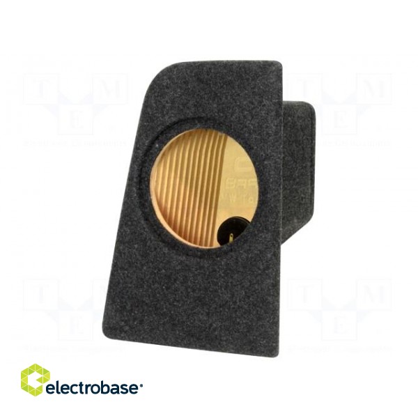 Car loudspeaker enclosure | MDF | black melange | textil | 8l | 200mm фото 1