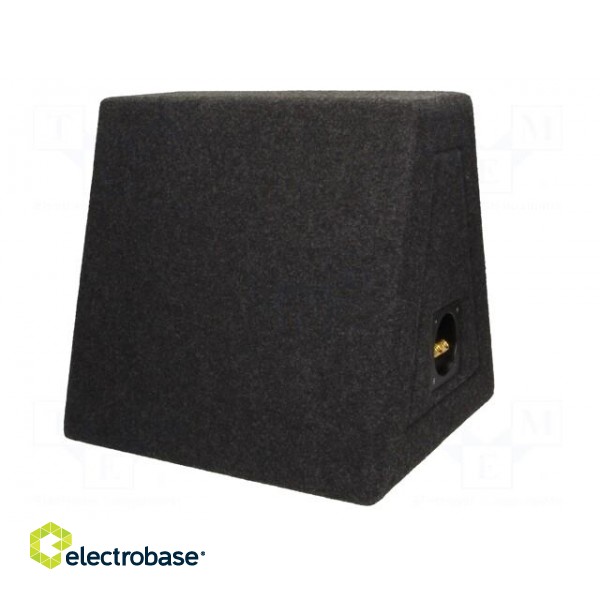 Car loudspeaker enclosure | MDF | black melange | textil | 20l | 250mm фото 7