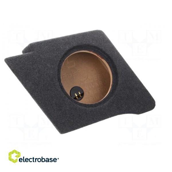 Car loudspeaker enclosure | MDF | black melange | textil | 15l | 250mm image 10