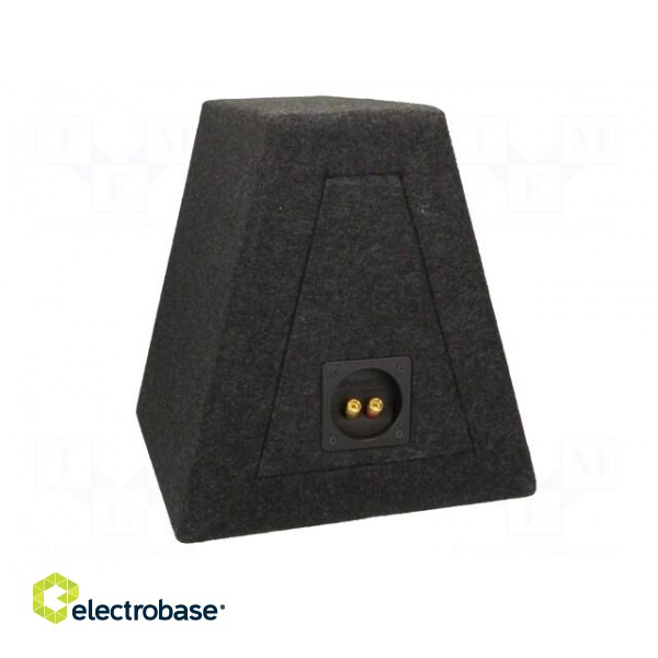 Car loudspeaker enclosure | MDF | black melange | textil | 250mm image 8