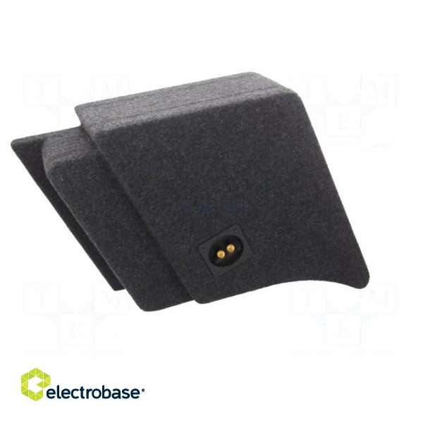 Car loudspeaker enclosure | MDF | black melange | textil | 15l | 250mm image 6