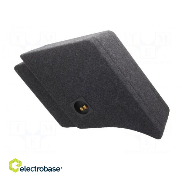 Car loudspeaker enclosure | MDF | black melange | textil | 15l | 250mm image 7