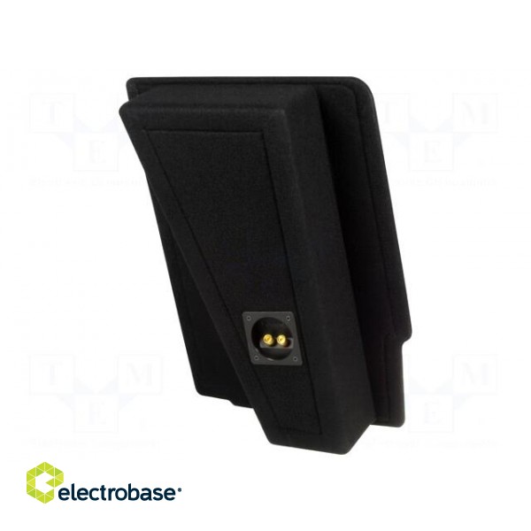 Car loudspeaker enclosure | MDF | black | textil | 10l | 200mm | 182mm paveikslėlis 2
