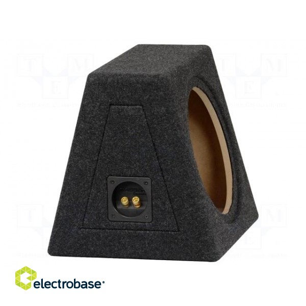 Car loudspeaker enclosure | MDF | black | textil | 15l | 250mm paveikslėlis 3