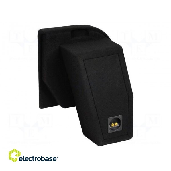 Car loudspeaker enclosure | MDF | black | textil | 15l | 250mm | 286mm paveikslėlis 2