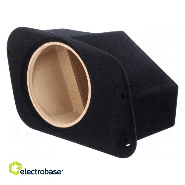 Car loudspeaker enclosure | MDF,fabric | black | textil | 15l | 250mm image 1