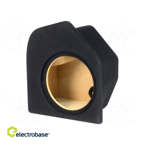 Car loudspeaker enclosure | MDF | black | textil | 15l | 250mm | 272mm paveikslėlis 1