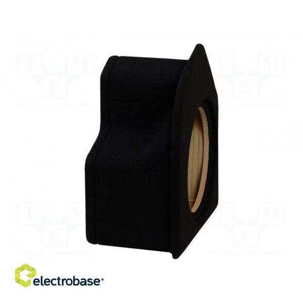 Car loudspeaker enclosure | MDF | black | textil | 15l | 250mm | 272mm paveikslėlis 2