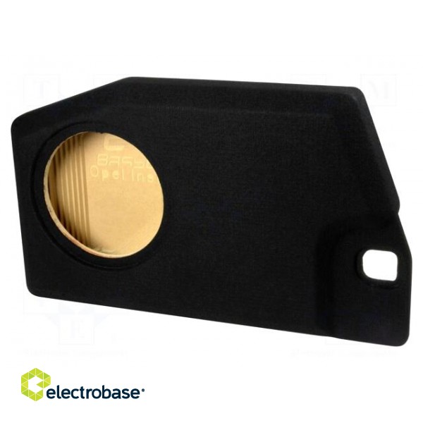 Car loudspeaker enclosure | MDF | black | textil | 15l | 250mm | 272mm image 1