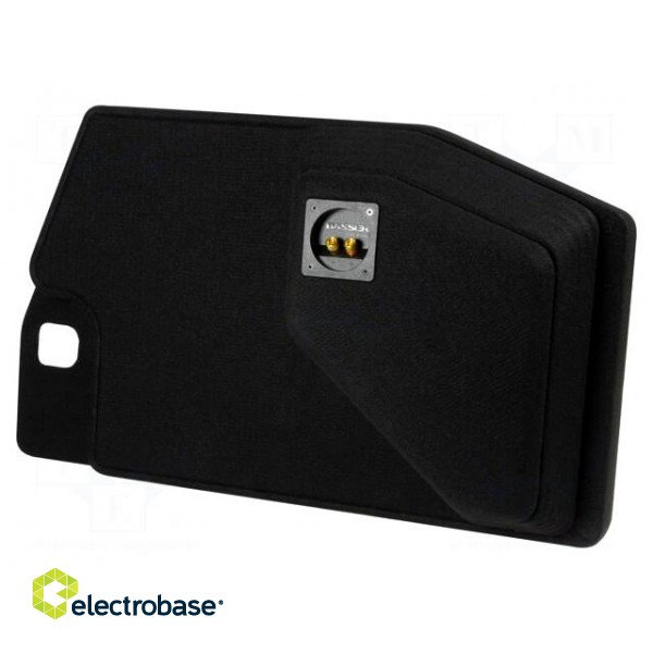 Car loudspeaker enclosure | MDF | black | textil | 15l | 250mm | 272mm фото 2