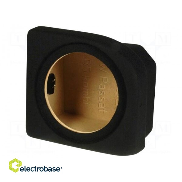 Car loudspeaker enclosure | MDF | black | textil | 15l | 250mm | 286mm paveikslėlis 1