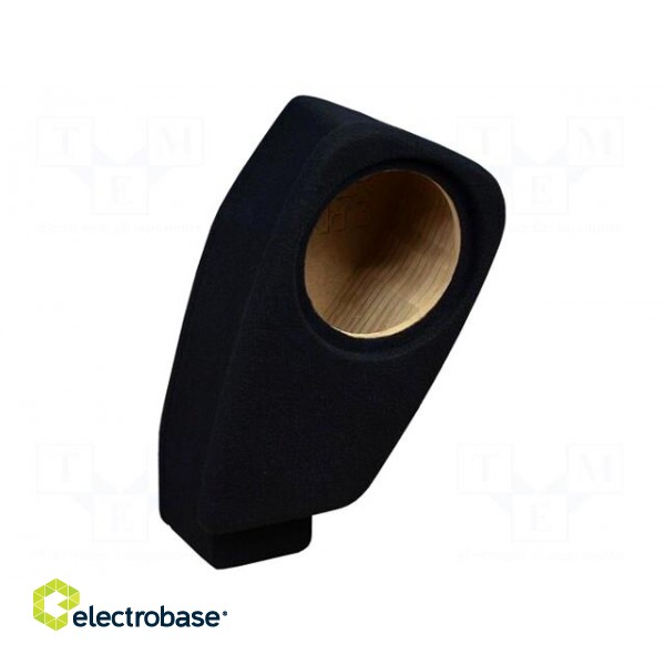 Car loudspeaker enclosure | MDF | black | textil | 8l | 200mm | 217mm фото 1