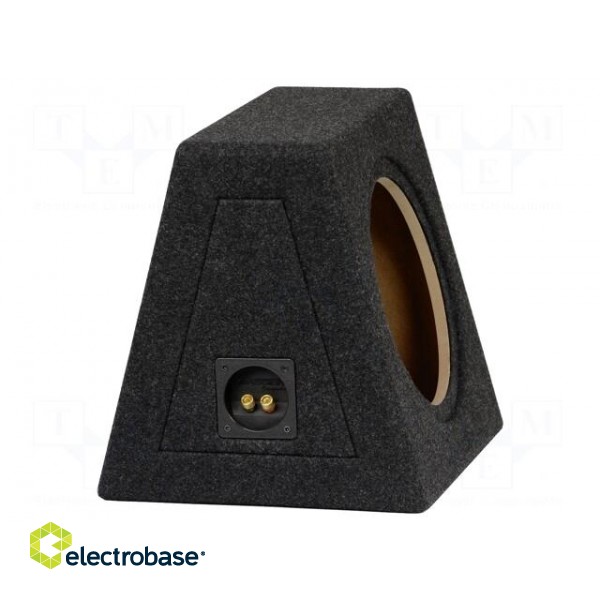 Car loudspeaker enclosure | MDF | black | textil | 20l | 250mm image 3