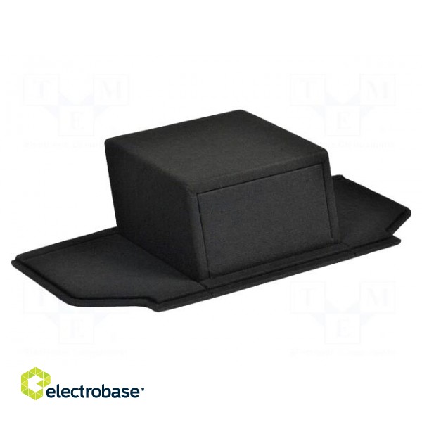 Car loudspeaker enclosure | MDF | black | textil | 250mm | Ford | 15l фото 2