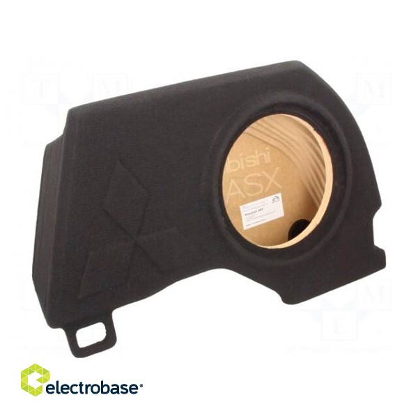 Car loudspeaker enclosure | MDF | black | textil | 20l | 250mm | 272mm image 1