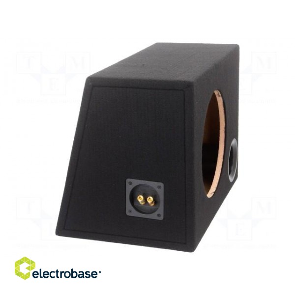 Car loudspeaker enclosure | MDF | black | textil | 25l | 250mm image 2