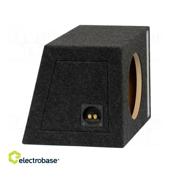 Car loudspeaker enclosure | MDF | black | textil | 35l | 250mm paveikslėlis 2