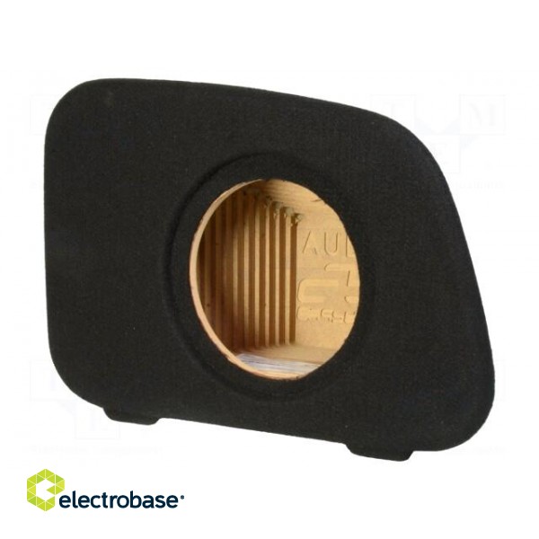 Car loudspeaker enclosure | MDF | black | textil | 8l | 200mm | 222mm paveikslėlis 1