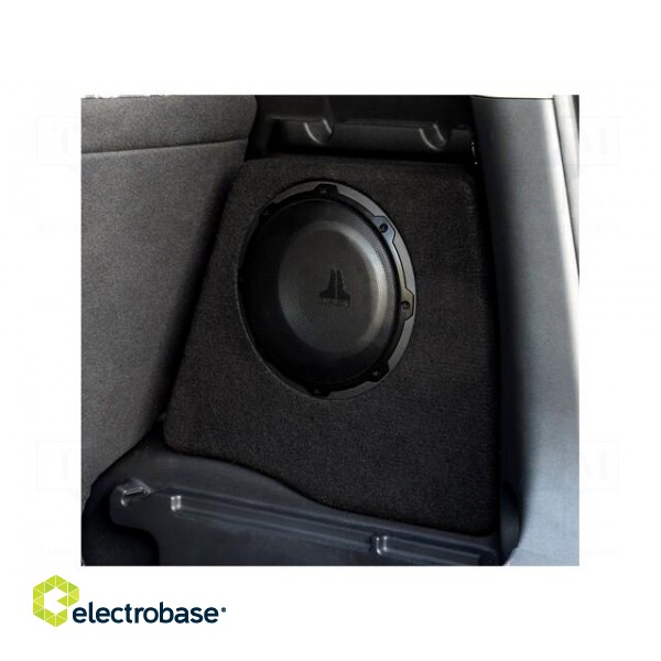 Car loudspeaker enclosure | MDF | black | textil | 200mm | Kia | 8l paveikslėlis 4