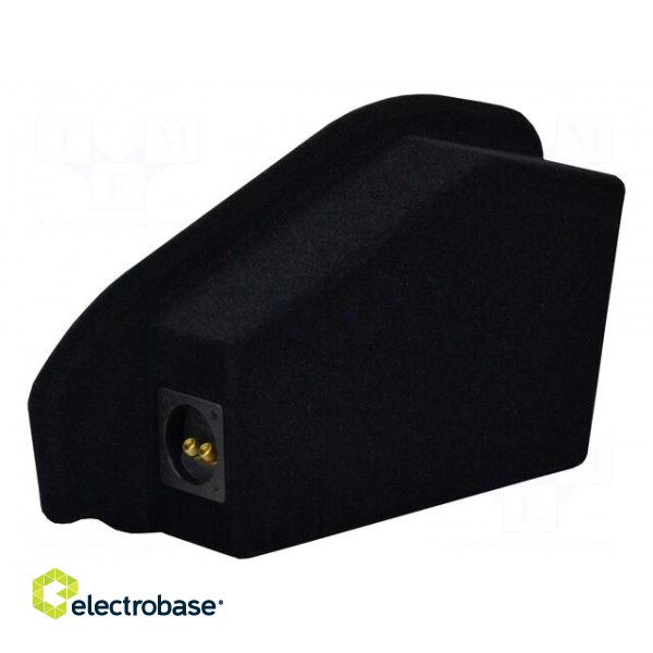 Car loudspeaker enclosure | MDF | black | textil | 8l | 200mm | 222mm фото 2