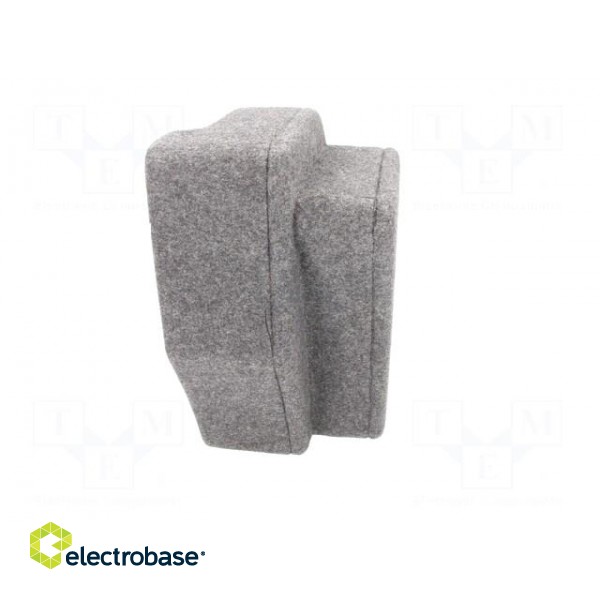 Car loudspeaker enclosure | MDF | gray melange | textil | 15l | 250mm image 7