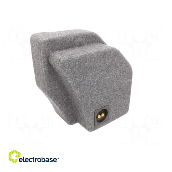 Car loudspeaker enclosure | MDF | gray melange | textil | 250mm | Audi image 8