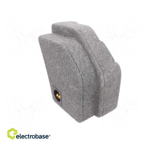 Car loudspeaker enclosure | MDF | gray melange | textil | 250mm | Audi image 10