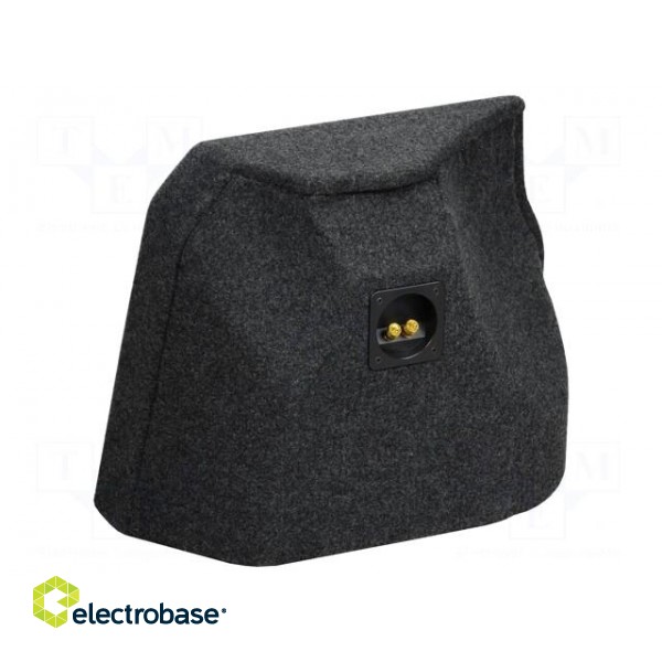 Car loudspeaker enclosure | MDF | gray melange | textil | 17l | 250mm image 2