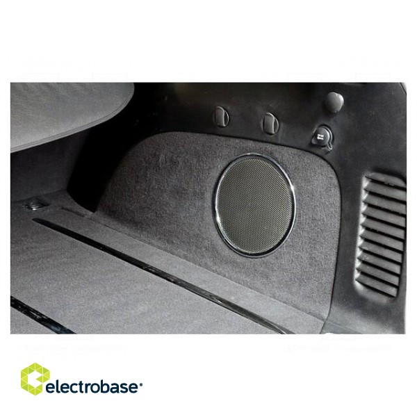 Car loudspeaker enclosure | MDF | gray melange | textil | 20l | 250mm paveikslėlis 4