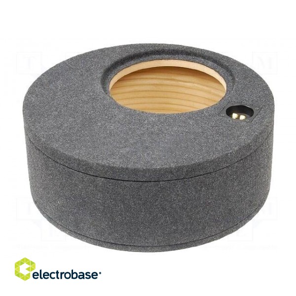 Car loudspeaker enclosure | MDF | gray melange | textil | 38l | 300mm paveikslėlis 1