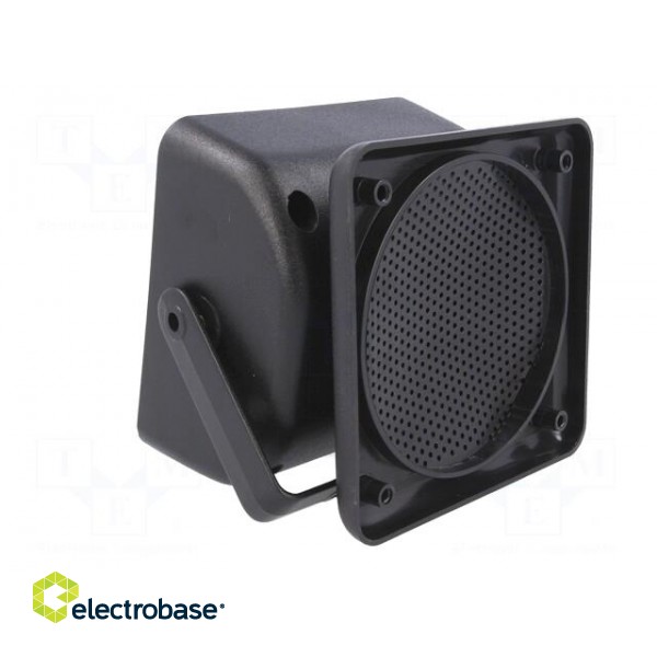 Car loudspeaker enclosure | plastic | black | 87mm фото 4