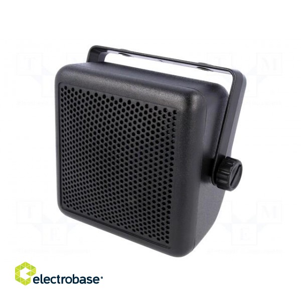 Car loudspeaker enclosure | plastic | black | 87mm image 1