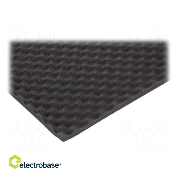 Damping mat | Mat: polyurethane | 600x500x7mm