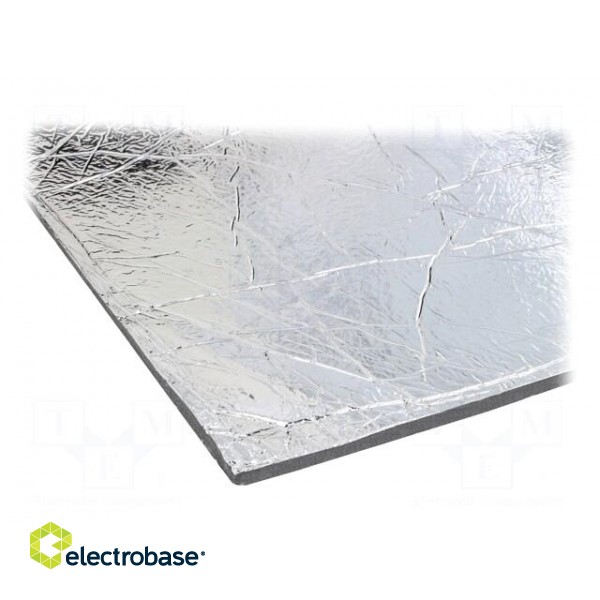 Damping mat | polyurethane | 950x930x10mm | self-adhesive